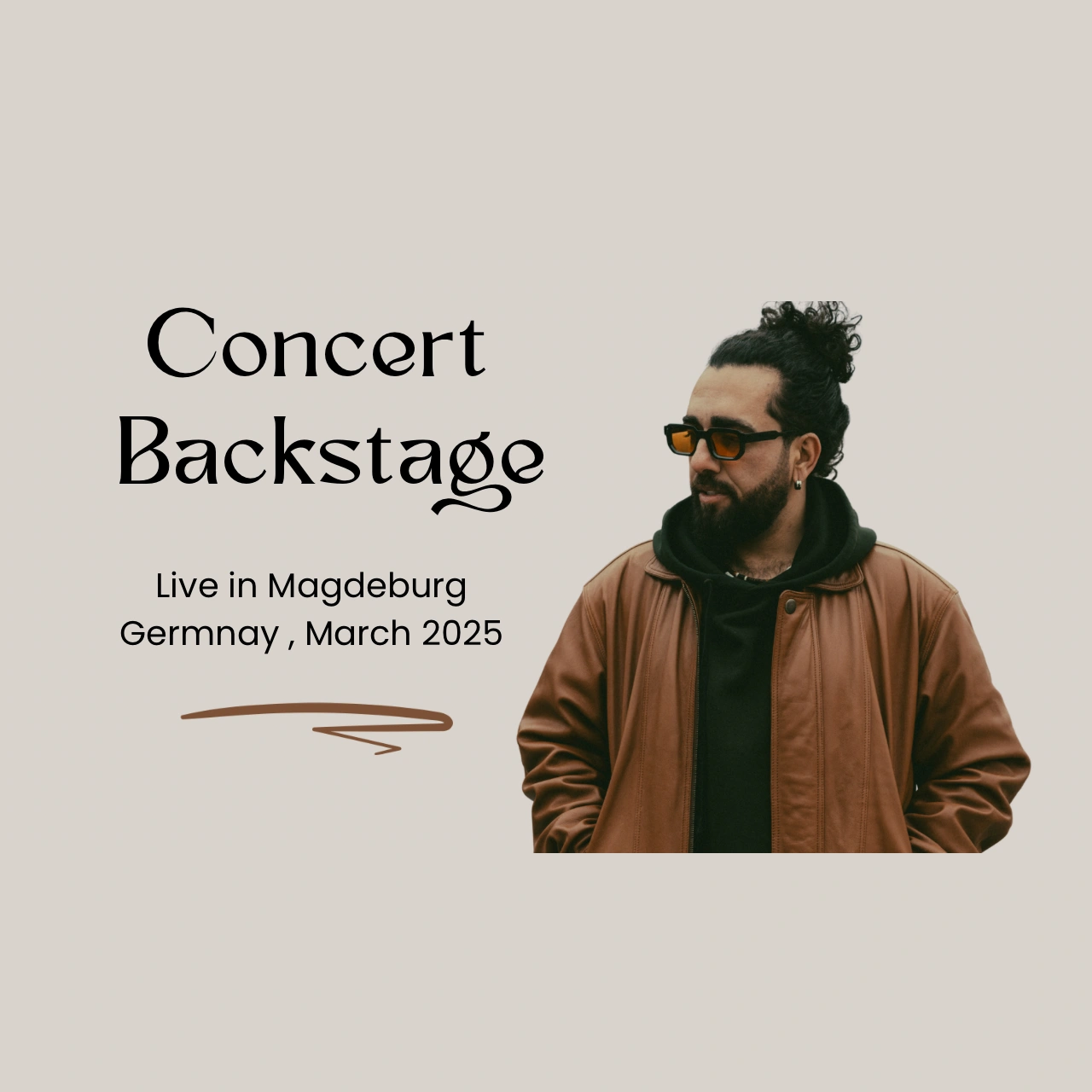 concert backstage- Gabriali